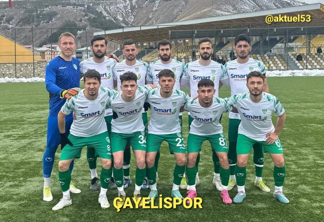 Lider Çayelispor,deplasmanda Bayburt Belediyespor’u 4-0 mağlup etti