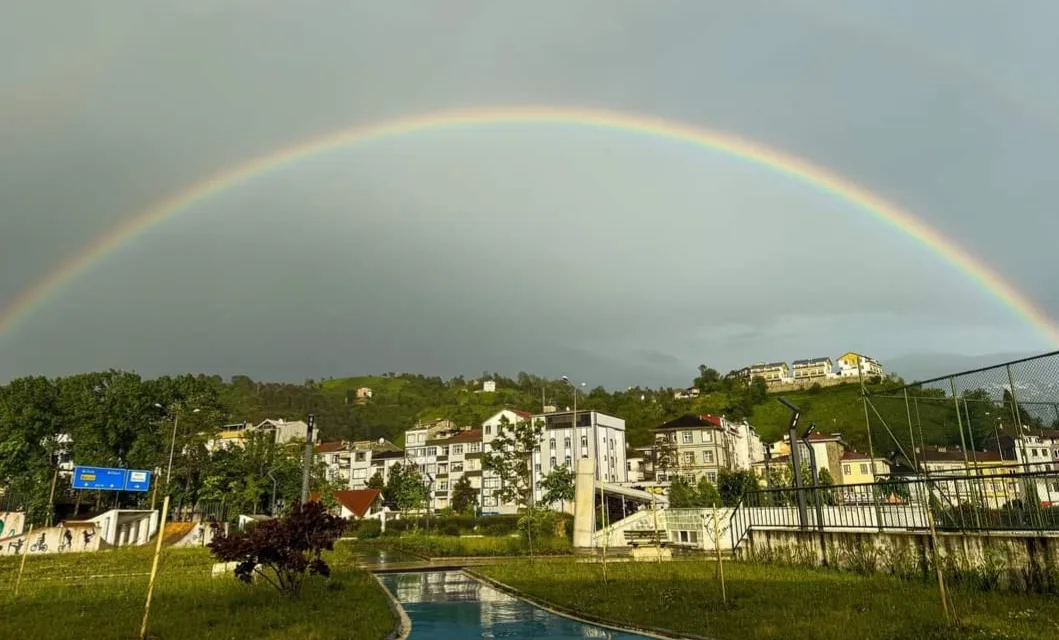 Rize’de Gökkuşağı