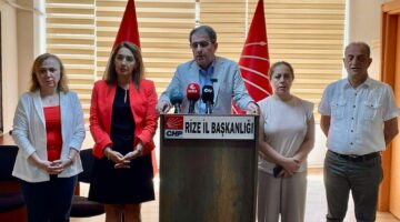 CHP Rize İl Başkanı Saltuk Deniz, “AKP kendi yaratmış olduğu yıkımın bedelini vatandaşlarından çıkartmak istemektedir