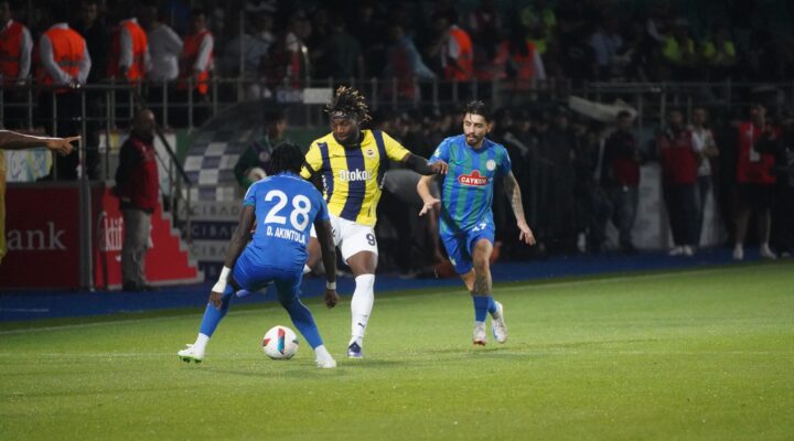 Rize’de maçın Sonucunu,15.Dakikda Gökhan Tayın Etti! Rizespor 0 Fenerbahçe 5