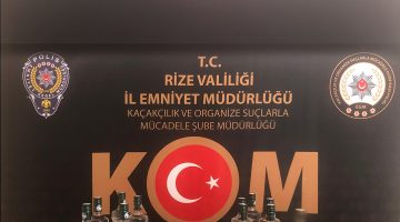 Rize’de kaçakçılık operasyonu