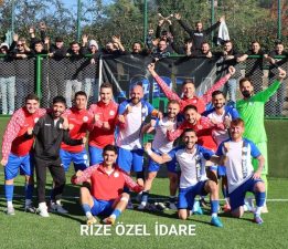 Rize özel idare, 3 puanı üç Golle aldı