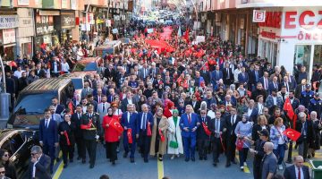 RİZE’DE CUMHURİYET YÜRÜYÜŞÜ..