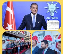 AK Parti Sözcüsü Ömer Çelik,Boykotlu firmanın(Burger King) Rize’deki açılışına katılan Belediye Başkanları ve Partililer disipline sevk edilecek