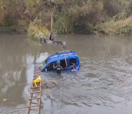 Araç, Kızılırmak nehrine uçtu