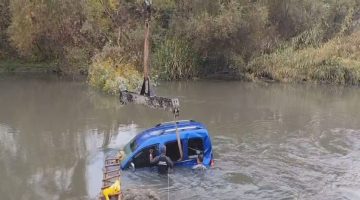 Araç, Kızılırmak nehrine uçtu