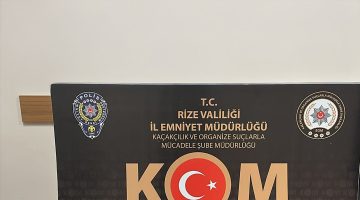 Rize’de bir araçta 285 adet silah yapımında Kullanılan,Muhtelif Parçalar Ele geçirildi