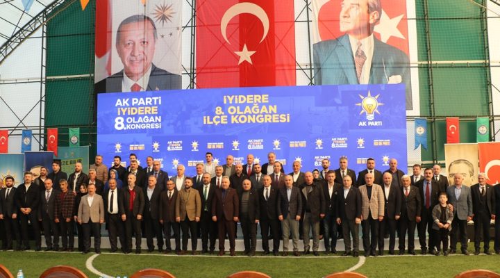 AK PARTİ İYİDERE İLÇE BAŞKANLIĞINA AYNACI YENİDEN SEÇİLDİ