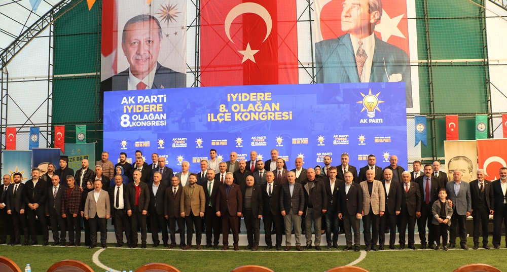 AK PARTİ İYİDERE İLÇE BAŞKANLIĞINA AYNACI YENİDEN SEÇİLDİ