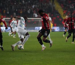 Çaykur Rizespor,Gaziantep’e 1-0 mağlup oldu