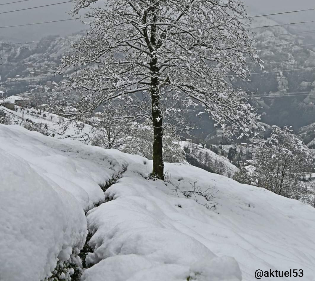 Rize ve Doğu Karadeniz için kar uyarısı